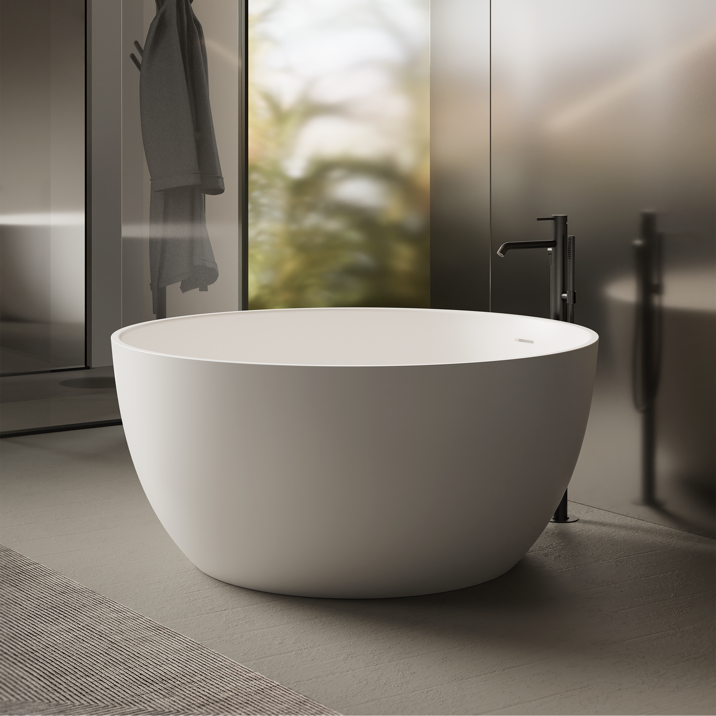 ALICE PILEA Bathtub Round 47 1/2"