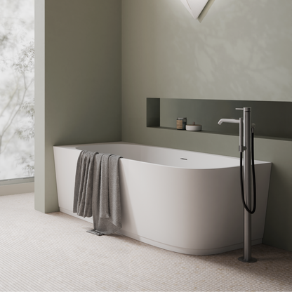 ALICE VEGA Corner Bathtub 67"x 27 1/2"