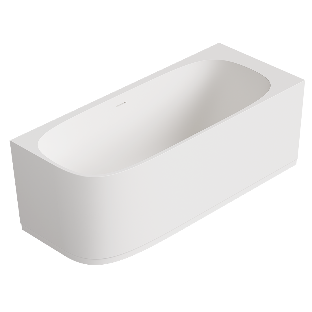 ALICE VEGA Corner Bathtub 67"x 27 1/2"