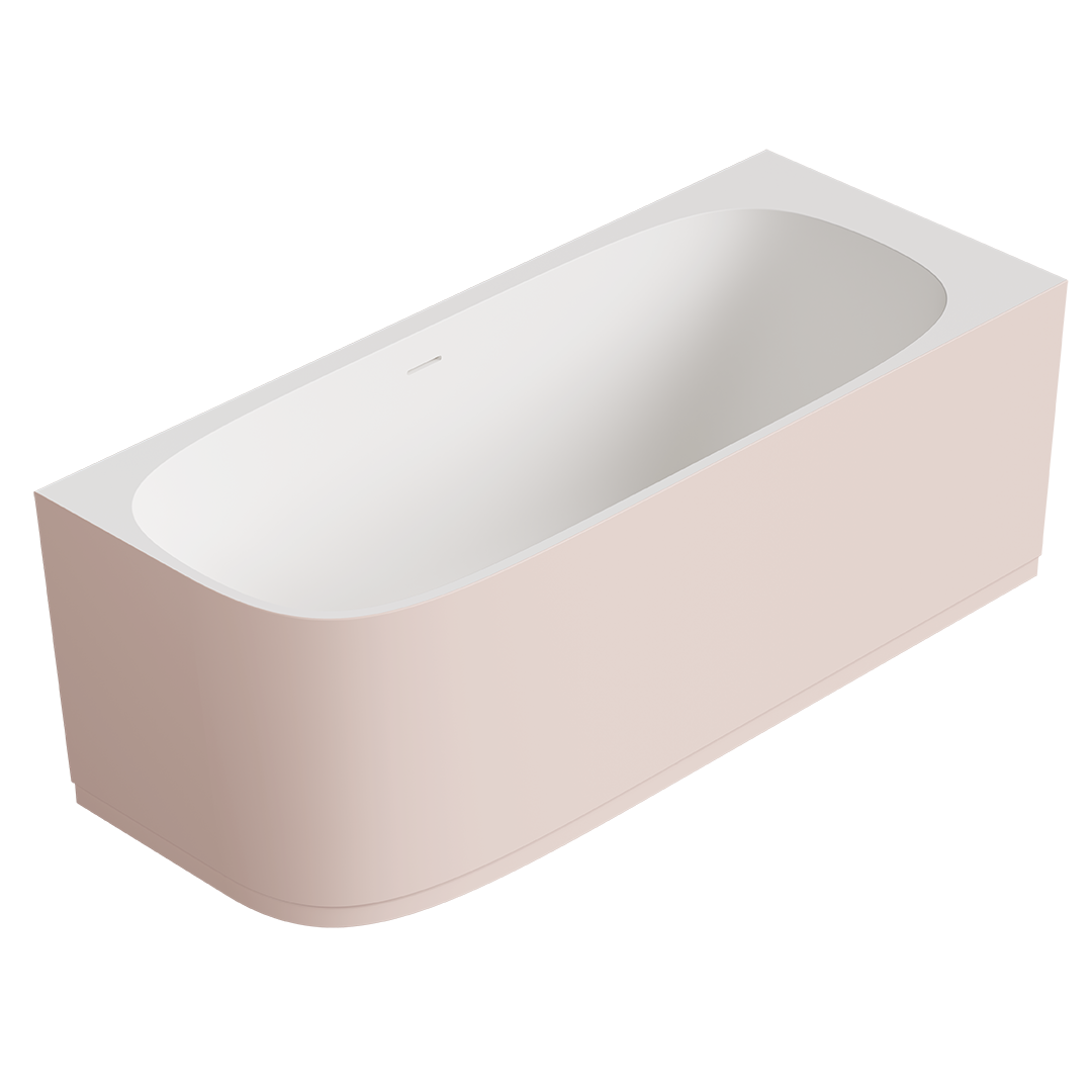 ALICE VEGA Corner Bathtub 67"x 27 1/2"