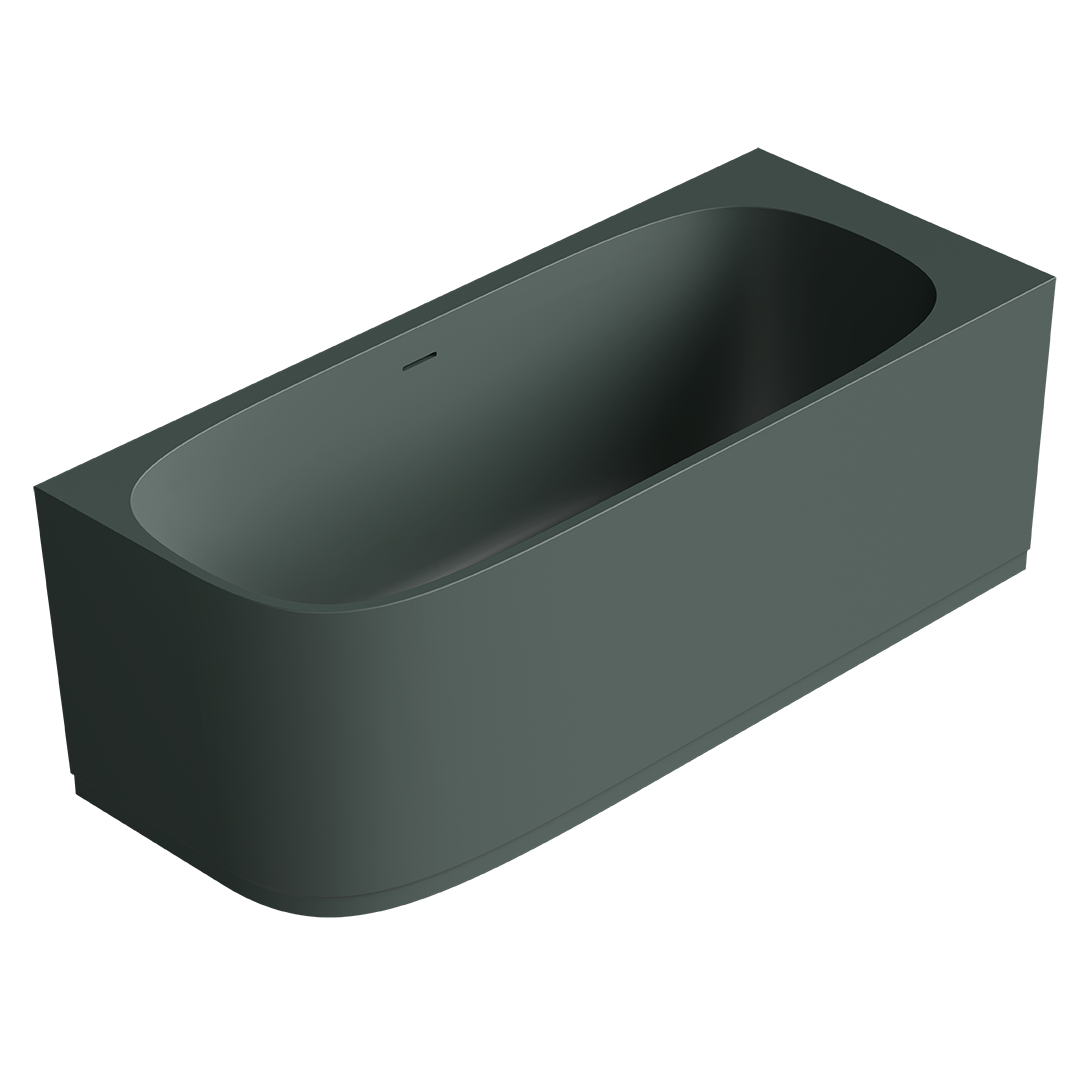 ALICE VEGA Corner Bathtub 67"x 27 1/2"