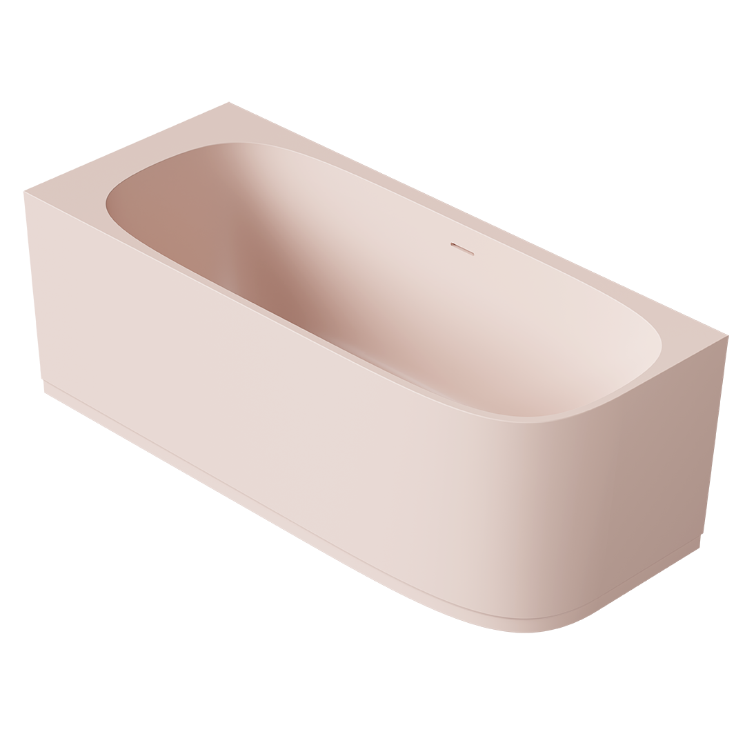 ALICE VEGA Corner Bathtub 67"x 27 1/2"