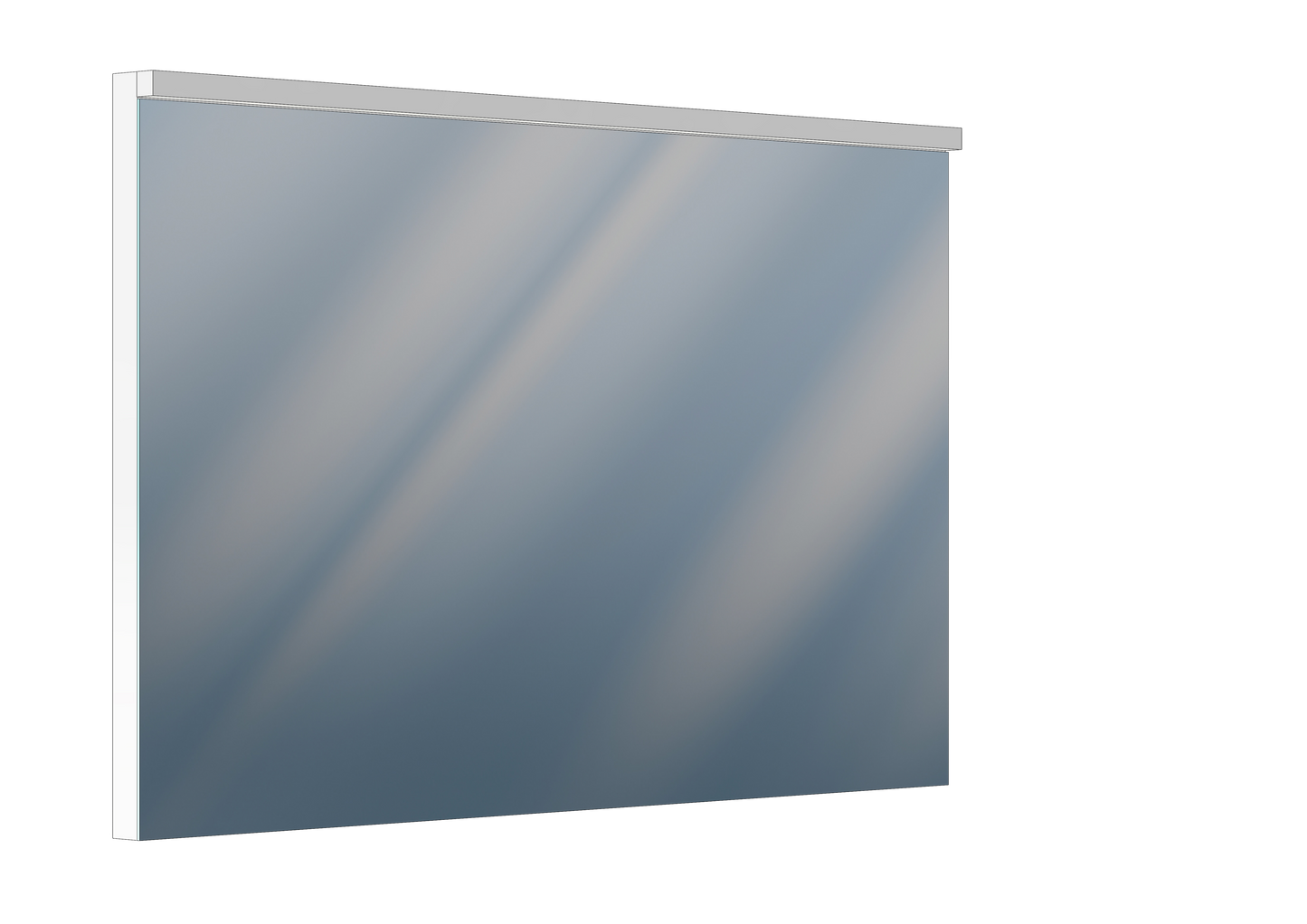 SIDLER Xamo Lighted Mirror (dimmable) XAL 47 1/4'' NL White