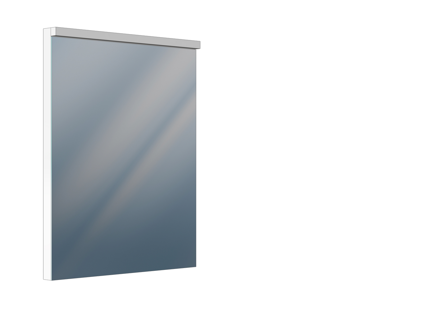SIDLER Xamo Lighted Mirror (dimmable) XAL 23 5/8'' NL White