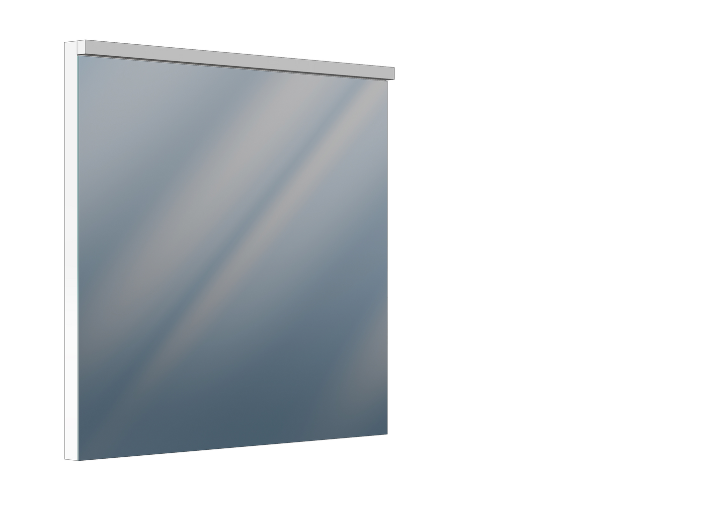 SIDLER Xamo Lighted Mirror (dimmable) XAL 31 1/2'' NL White