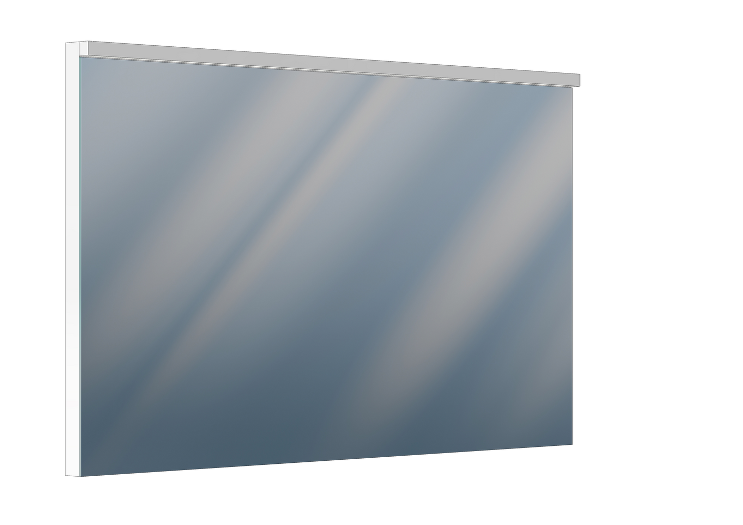 SIDLER Xamo Lighted Mirror (dimmable) XAL 51 3/16'' White