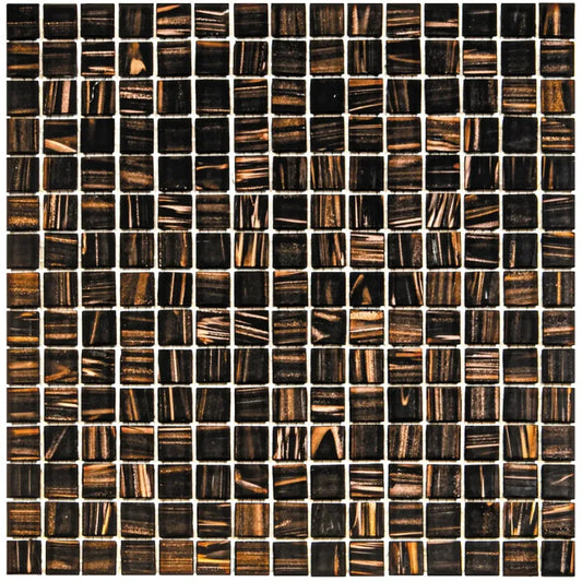 TMF Amsterdam Quartz Glass Gold Vein  - Brown