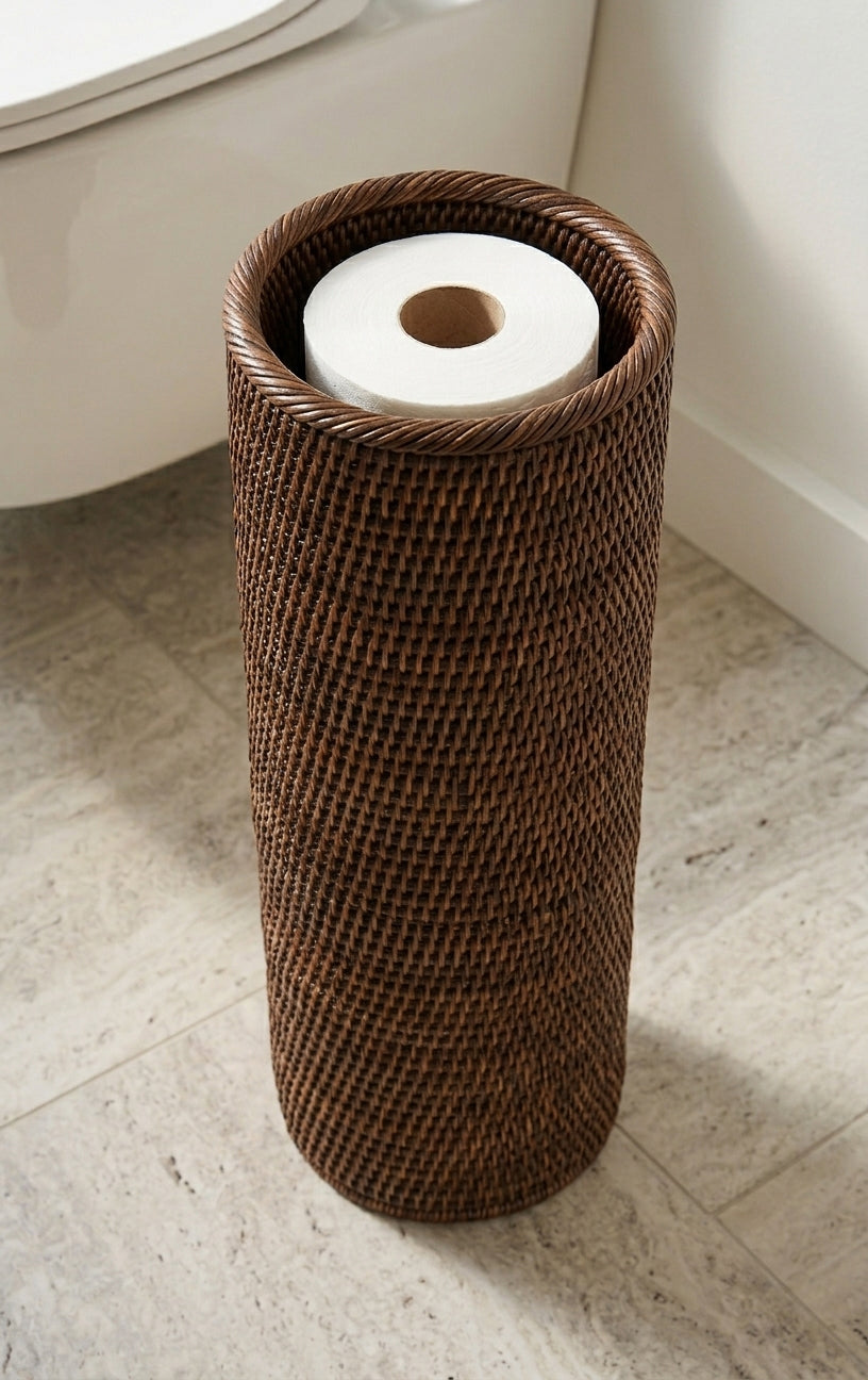 DW BASKET ERH Spare paper holder - Rattan dark