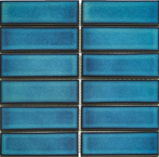 TMF Barcelona Rectangle 45x145 - Azure Blue Speckle