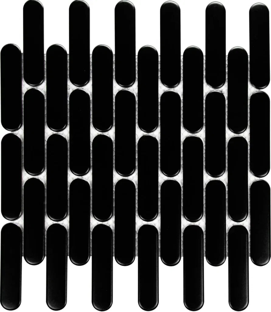 TMF Sevilla Oval Fingers - Black Matte