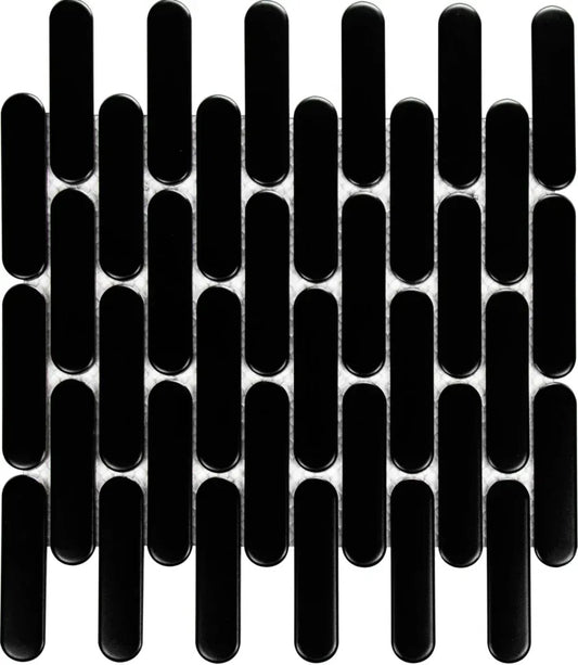 TMF Sevilla Oval Fingers - Black Matte
