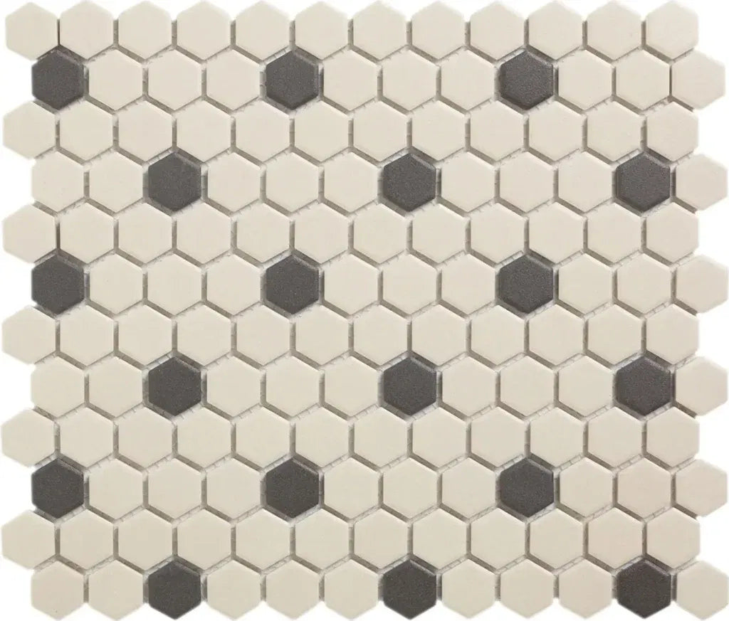 TMF London Hexagon - White-Black