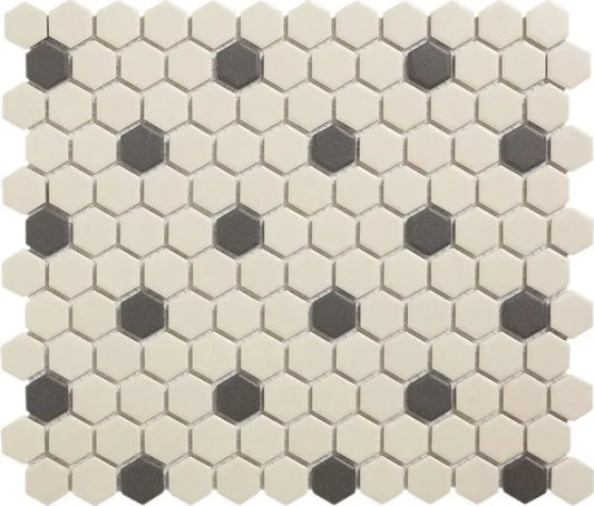TMF London Hexagon - White-Black