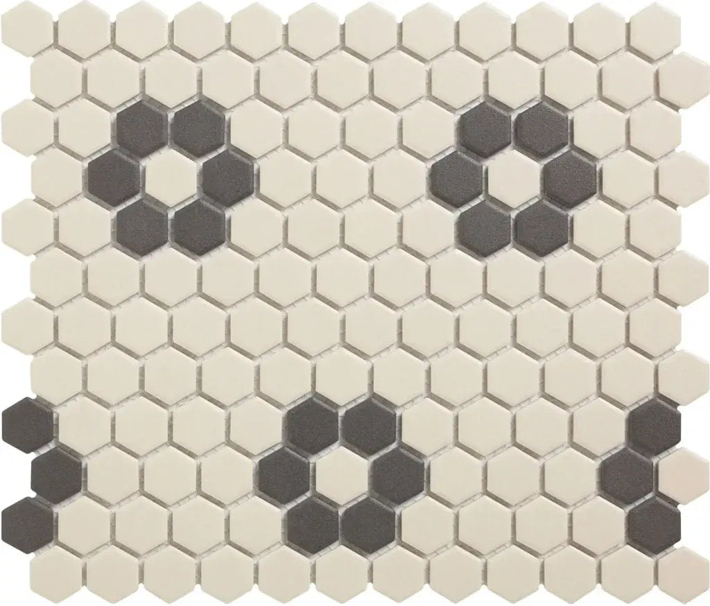 TMF London Hexagon - White-Black