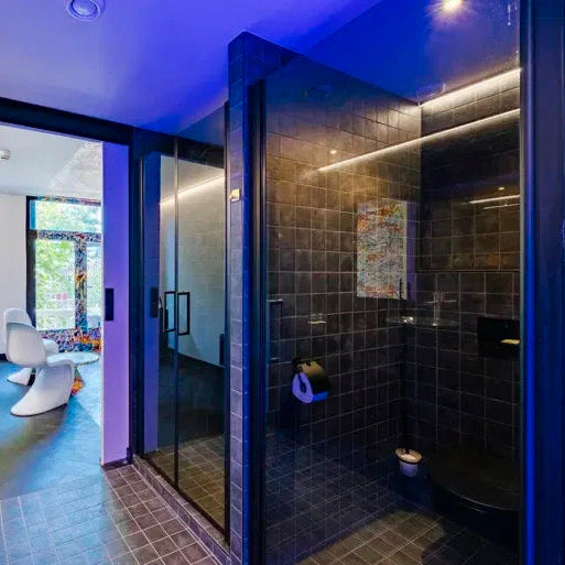 TMF Kasba Square Glazed Porcelain - Black Matte