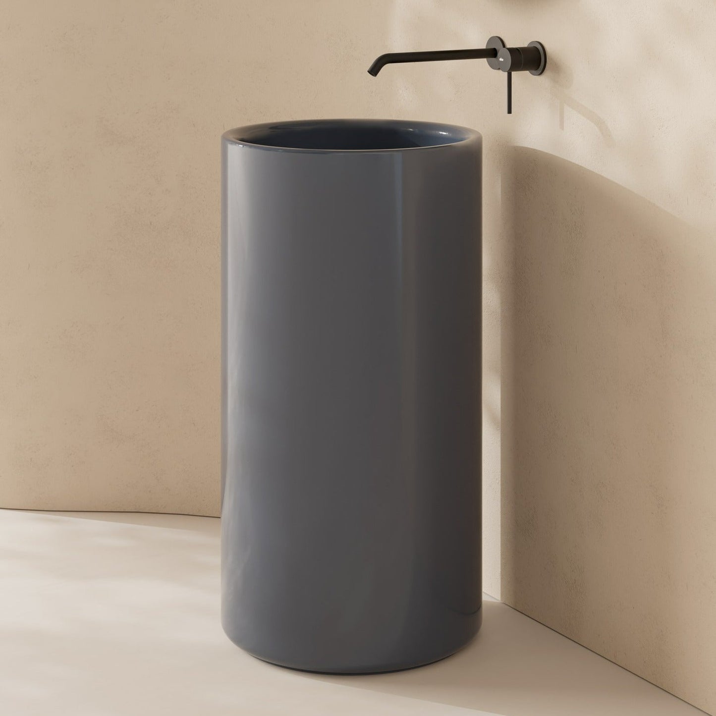 ALICE IDILLA Basin Freestanding 18" Round (Open - wall drain)