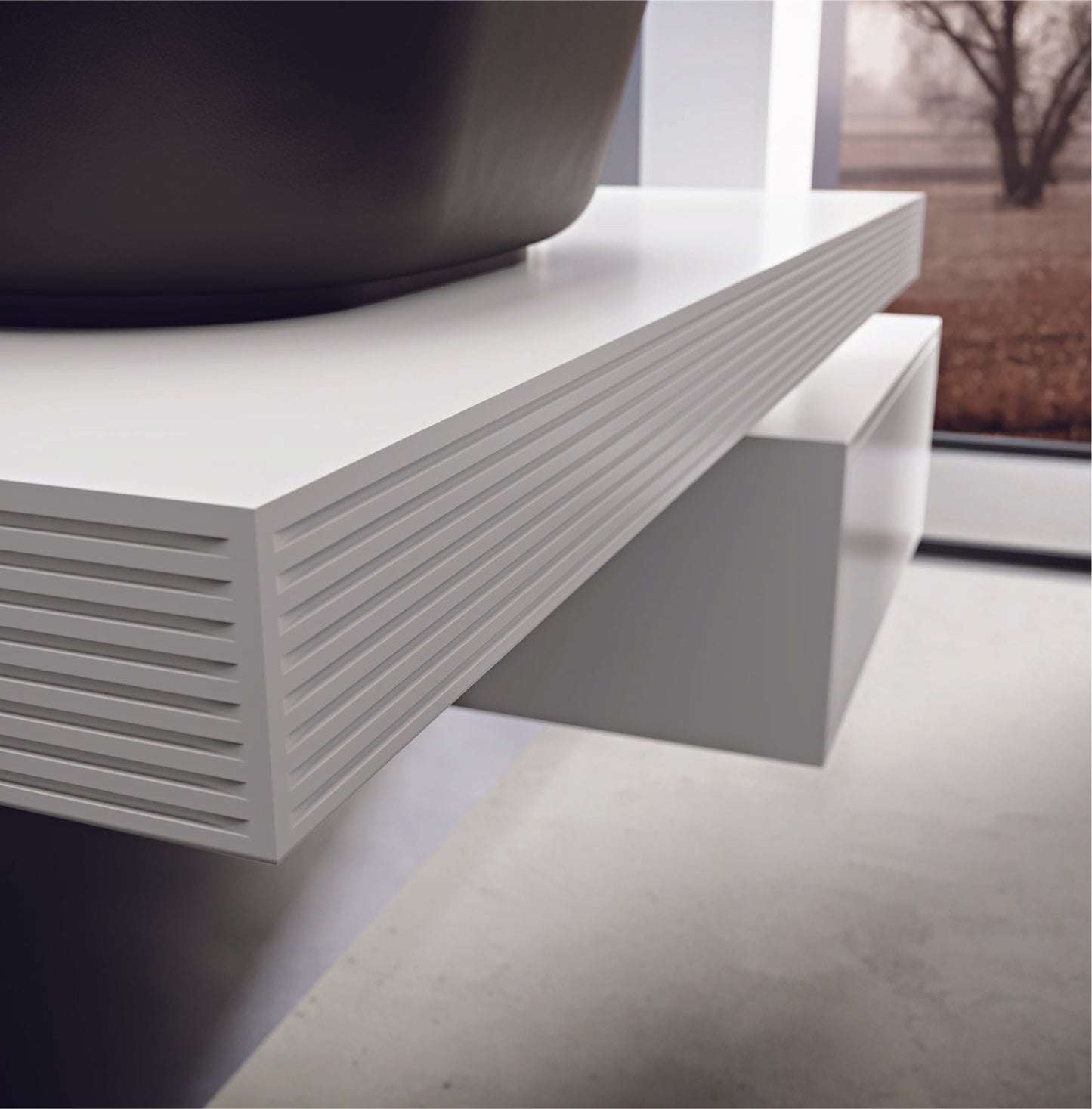 BH Libera Countertop 3" Thick - Fluted