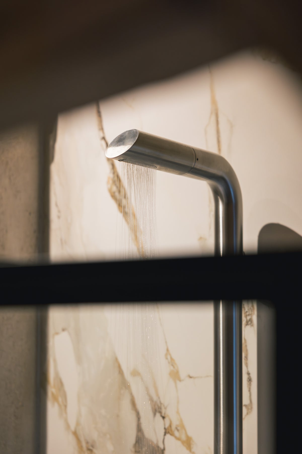 JEE-O Pure Shower 01 Freestanding - Stainless Steel Brushed