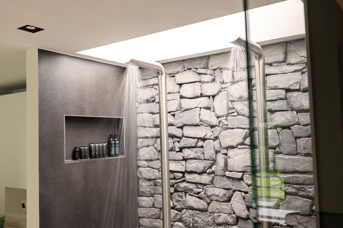 JEE-O Pure Shower 01 Freestanding - Stainless Steel Brushed