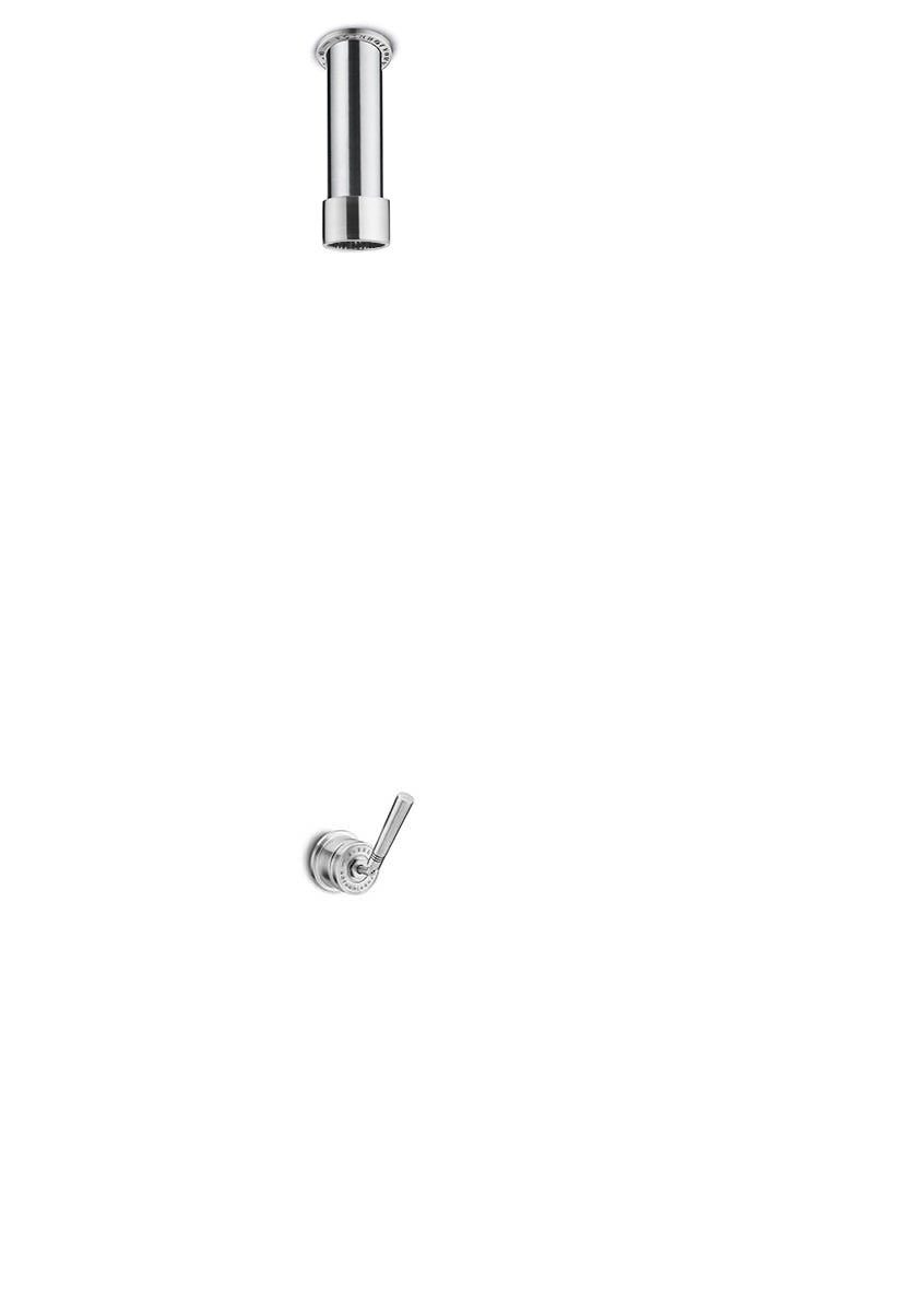 JEE-O Soho Shower Set 03 Ceiling SS with shower, one way mixer