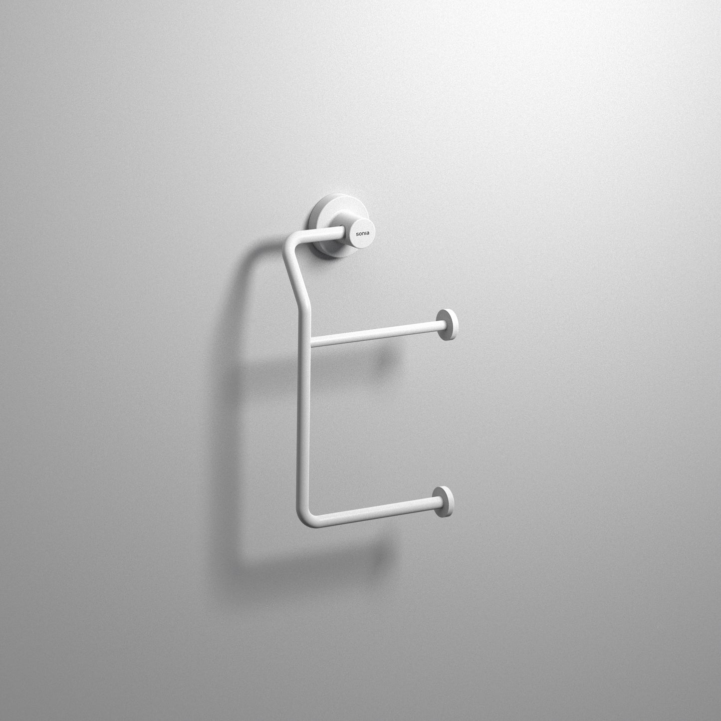 SONIA -TECNO-PROJECT VERTICAL TOILET ROLL HOLDER WHITE MATTE