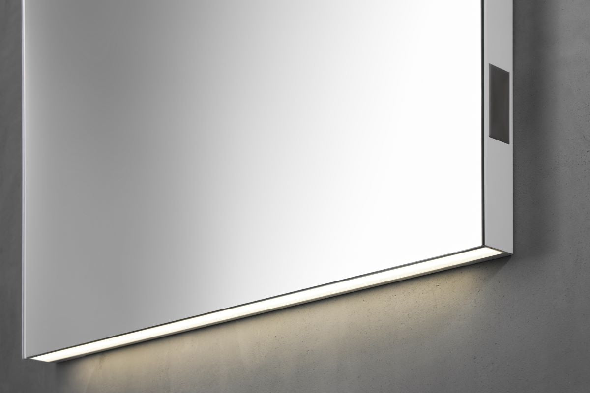 SIDLER Xamo Lighted Mirror (dimmable) XAL 51 3/16'' White