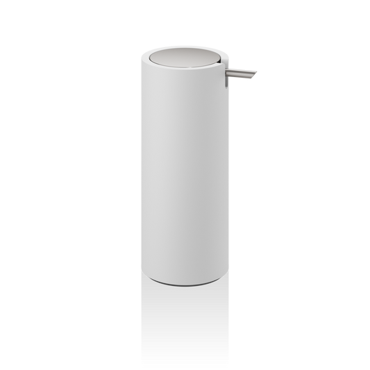 DW STONE SSP Soap dispenser - White Matte / stainless steel Matte