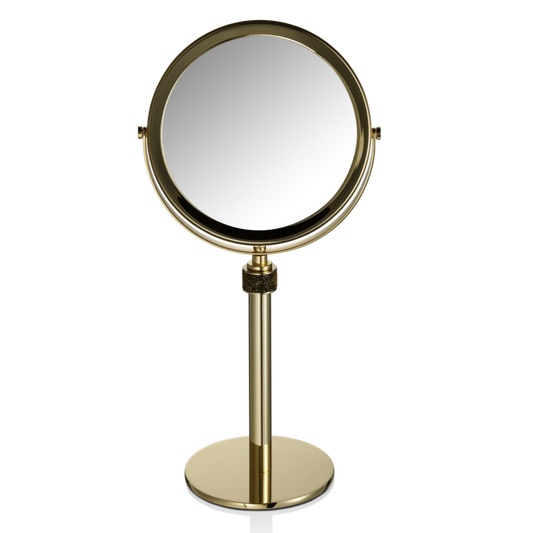 DW ROCKS SP 13 5X Cosmetic mirror - Gold 24 Carat 5x Magnification