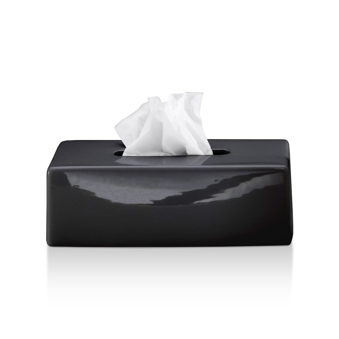 DW KB 88 Tissue box - Porcelain Black