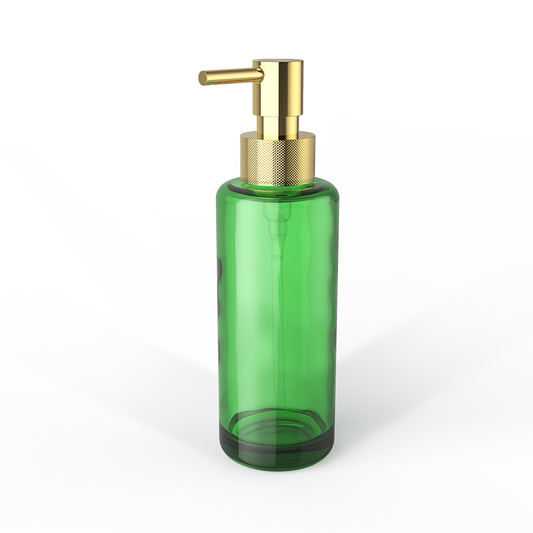 DW TT PORTER Soap dispenser Glass bottle Green / Pump Gold 24 Carat