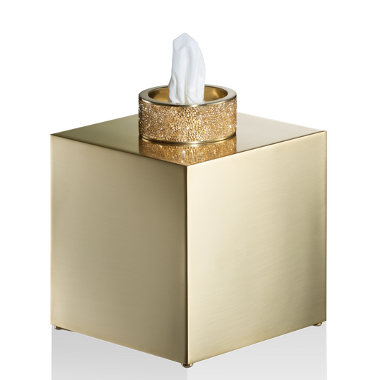 DW ROCKS KB Tissue box - Gold Matte 24 Karat