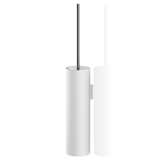 DW STONE WBG Toilet brush set WM White Matte / Chrome