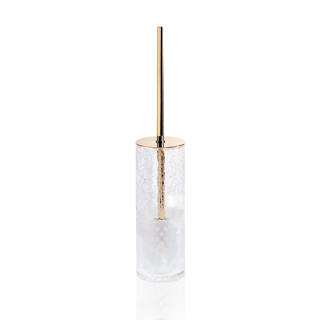 DW CR SBG CRACK Toilet brush - Gold 24 Carat