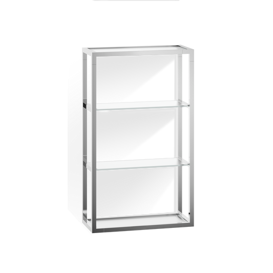 DW ET 6 Glass rack - Chrome / glass satin