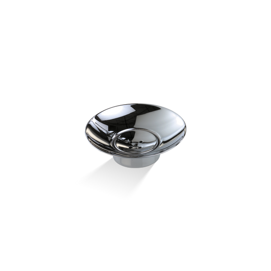 DW DW 481 Soap dish - Chrome round - with metal insert