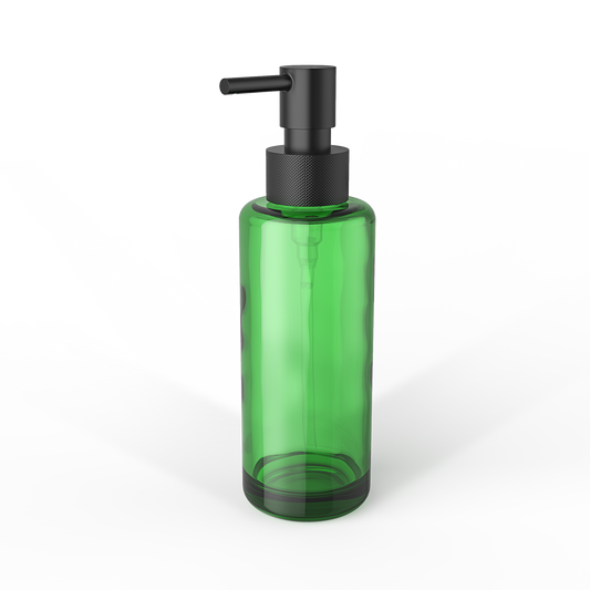 DW TT PORTER Soap dispenser Glass bottle Green / Pump Black Matte