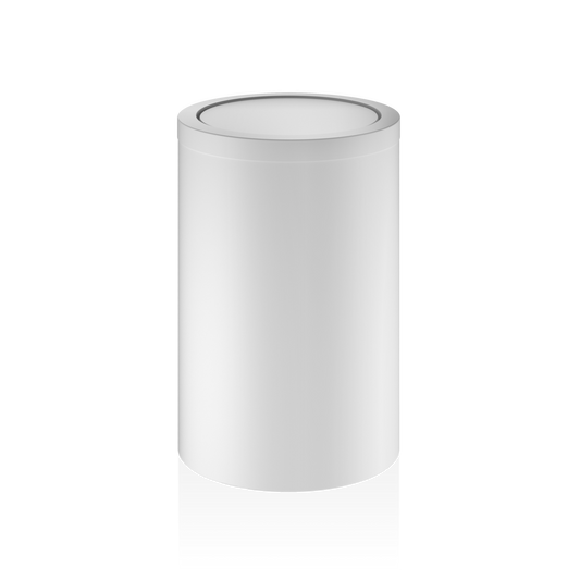 DW DW 124 Paper bin with revolving cover - White Matte