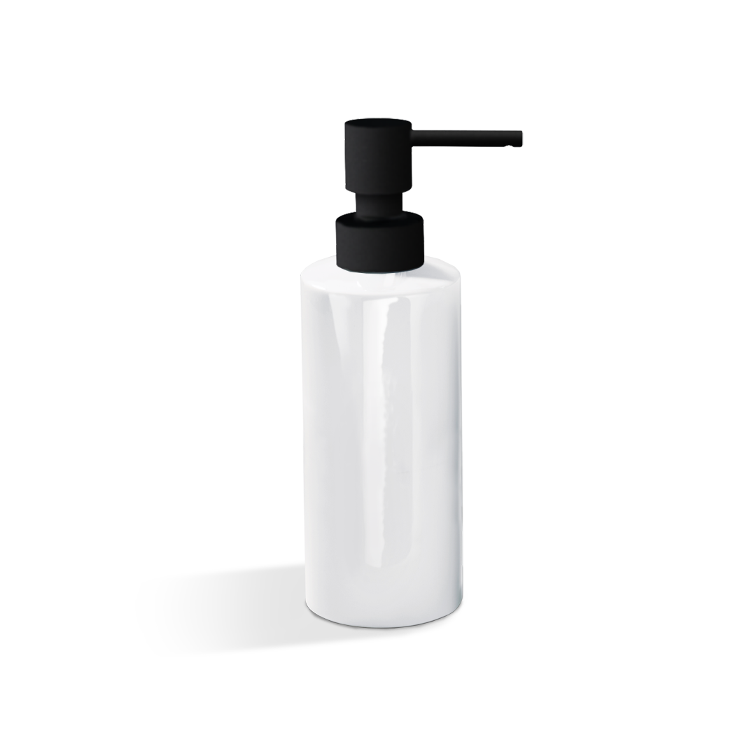 DW DW 480 Soap dispenser Porcelain White / Black Matte