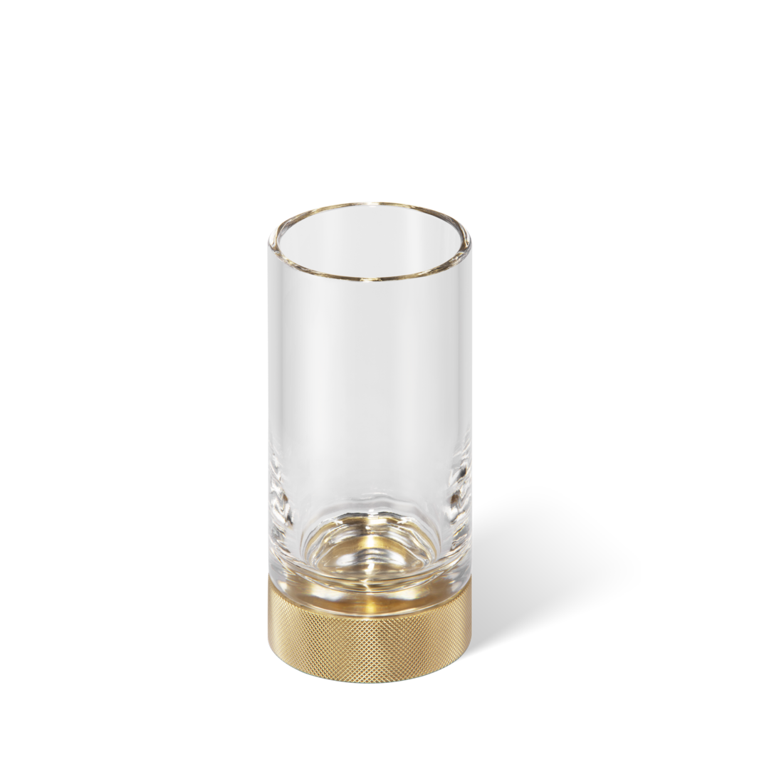 DW CLUB SMG Tumbler - Gold Matte 24 Carat with tumbler made of KRISTALL - clear