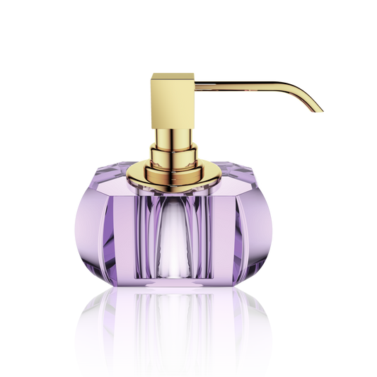 DW KR SSP KRISTALL Soap dispenser - Violet / Gold 24 Carat