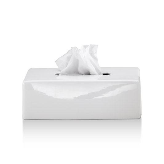 DW KB 88 Tissue box - Porcelain White