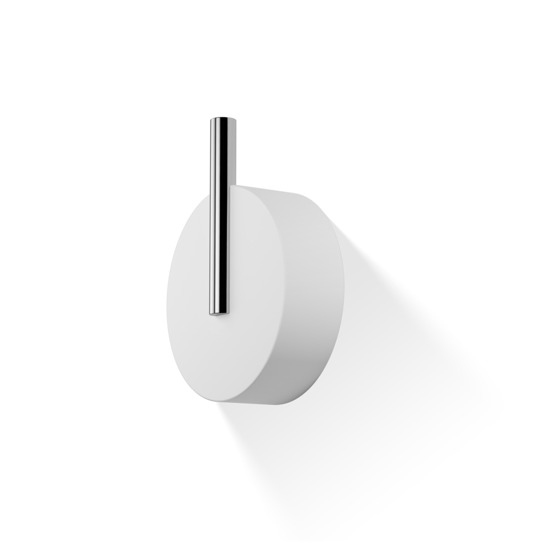 DW STONE WHG Hook big - White Matte / Chrome