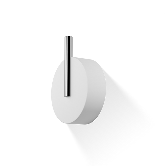 DW STONE WHG Hook big - White Matte / Chrome