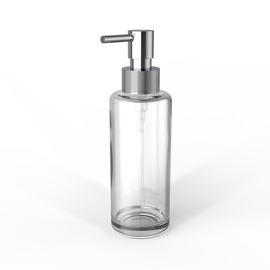 DW TT PORTER Soap dispenser Glass bottle Clear / Pump Chrome