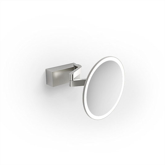 DW VISION R 5X Cosmetic mirror illuminated - Stainless steel Matte Optic WM - 5x Magnification