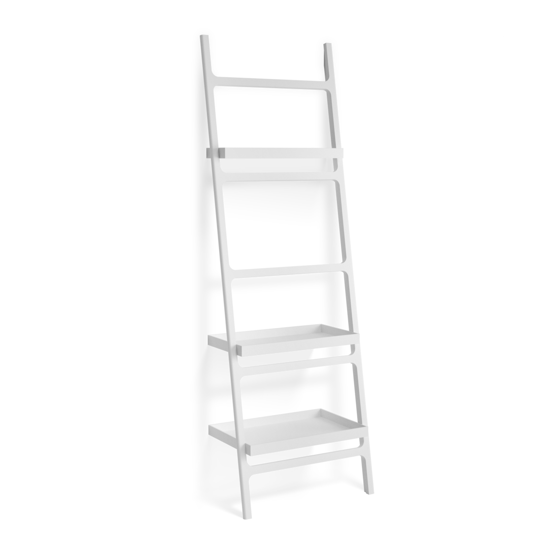 DW STONE HTLA Towel ladder - White Matte with 3 shelves