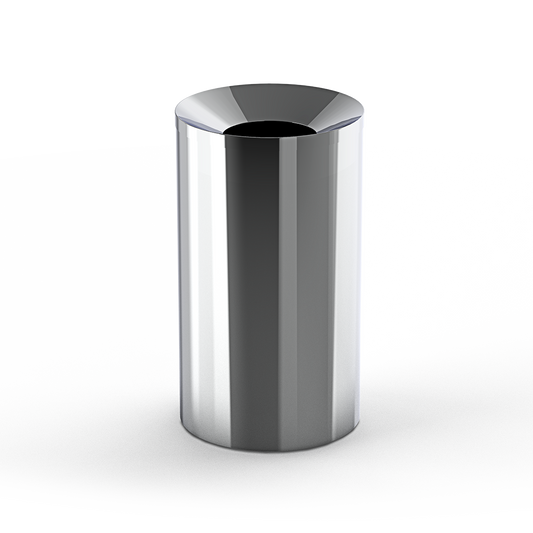 DW DW 240 Waste bin with inner bucket for mall Chrome