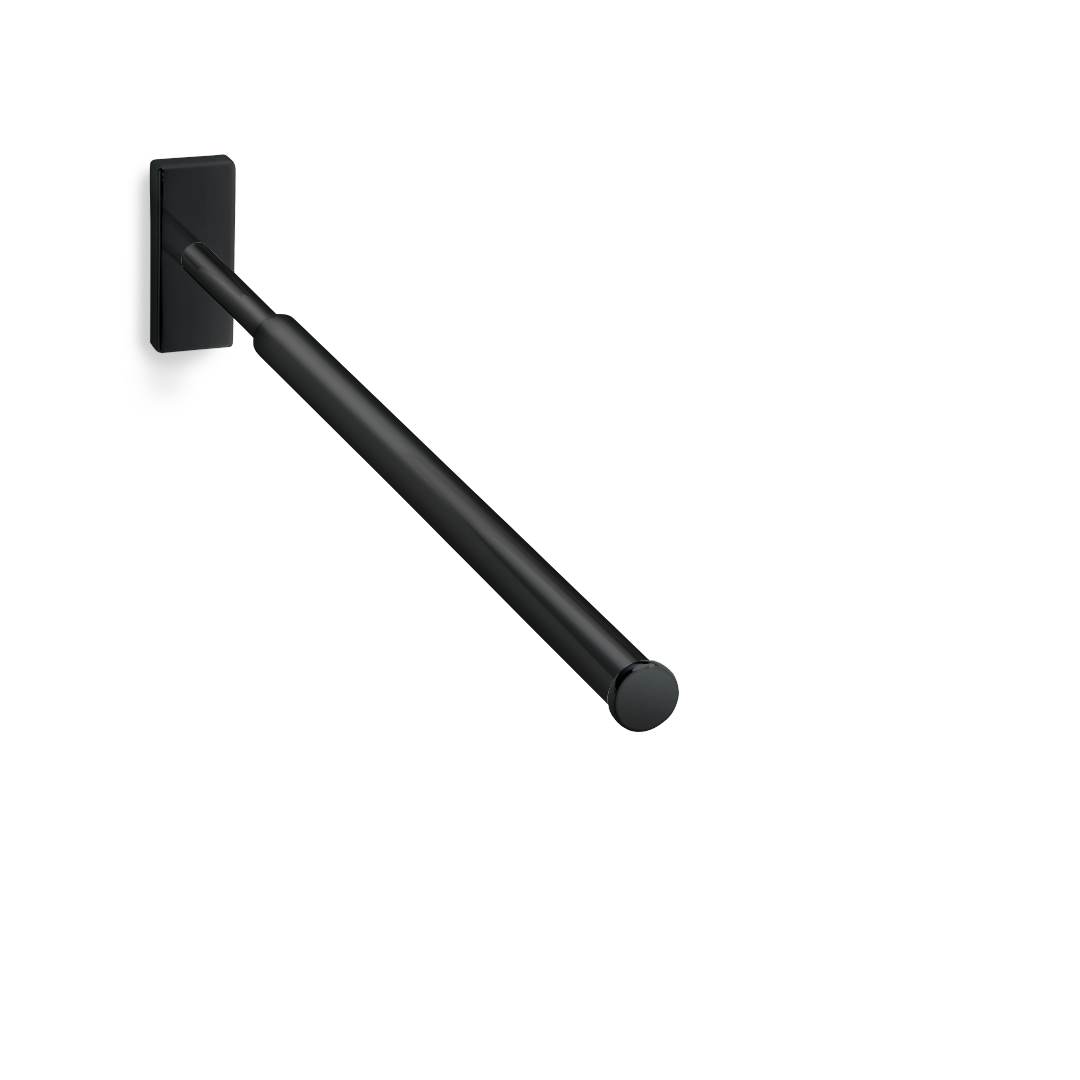 DW DW 730 Towel rail single - extendable Black Matte