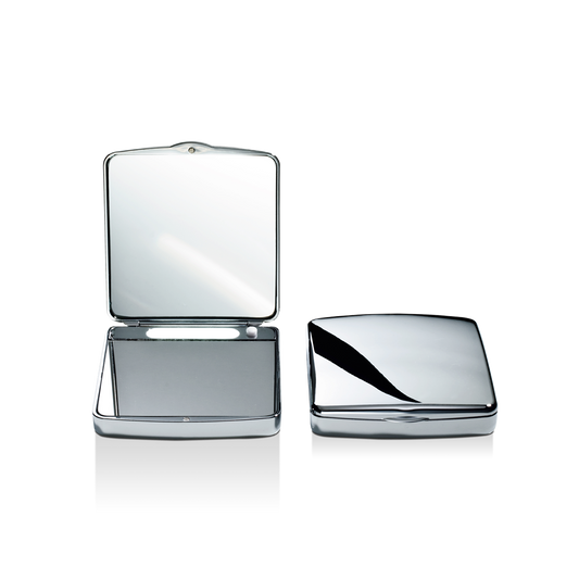DW TS 1 LED pocket Cosmetic mirror illuminated, Chrome - 7x Magnification
