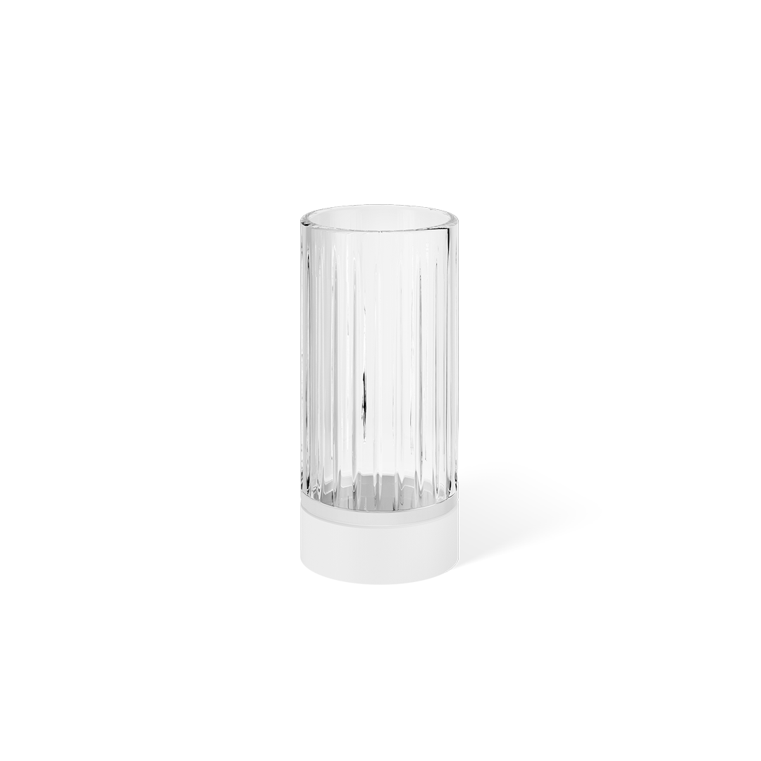 DW CENTURY SMG Tumbler - White Matte with tumbler made of KRISTALL - edged